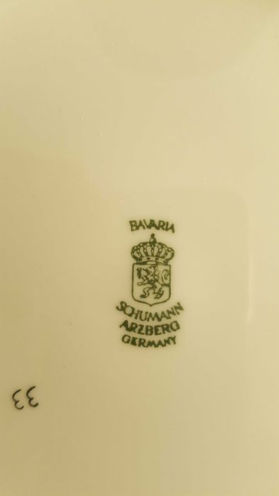 Порцеланов  сервиз за чай или кафе-Бавария + Сервиз за хранене Бавария