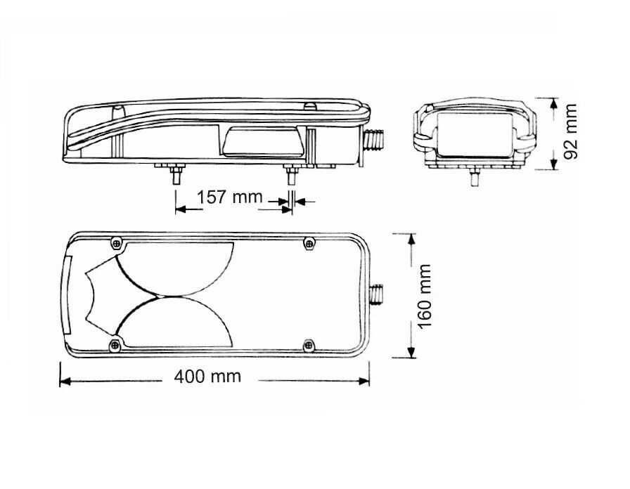 2бр. Стопове за Daf Scania Volvo Mercedes MAN амп