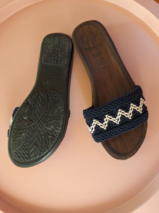 Slapi/papuci flip flop 36/37 negri noi