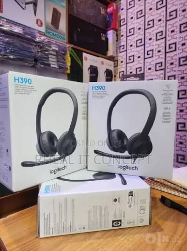 Наушники Logitech H390 USB с микрофоном и шумоподавлением