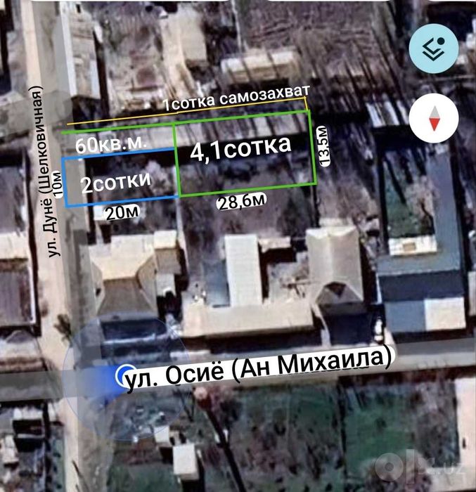 Участок 6соток в Ахмад Яссави, Новый Ташкентский район города Ташкент