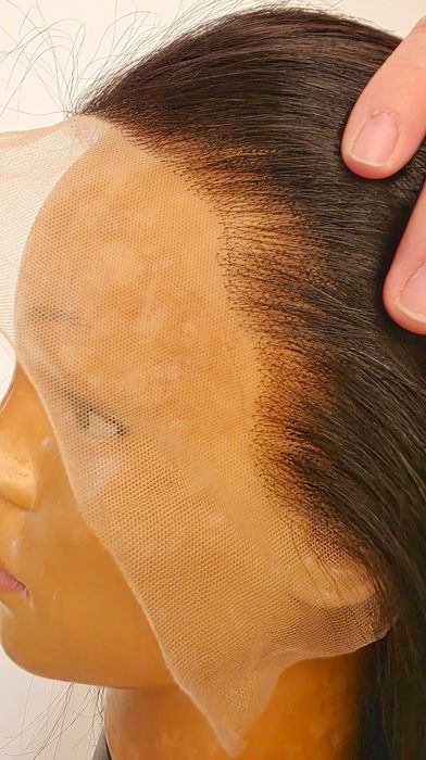 Peruca 100% par natural uman brazilian NOUA cu dantela, 45 cm