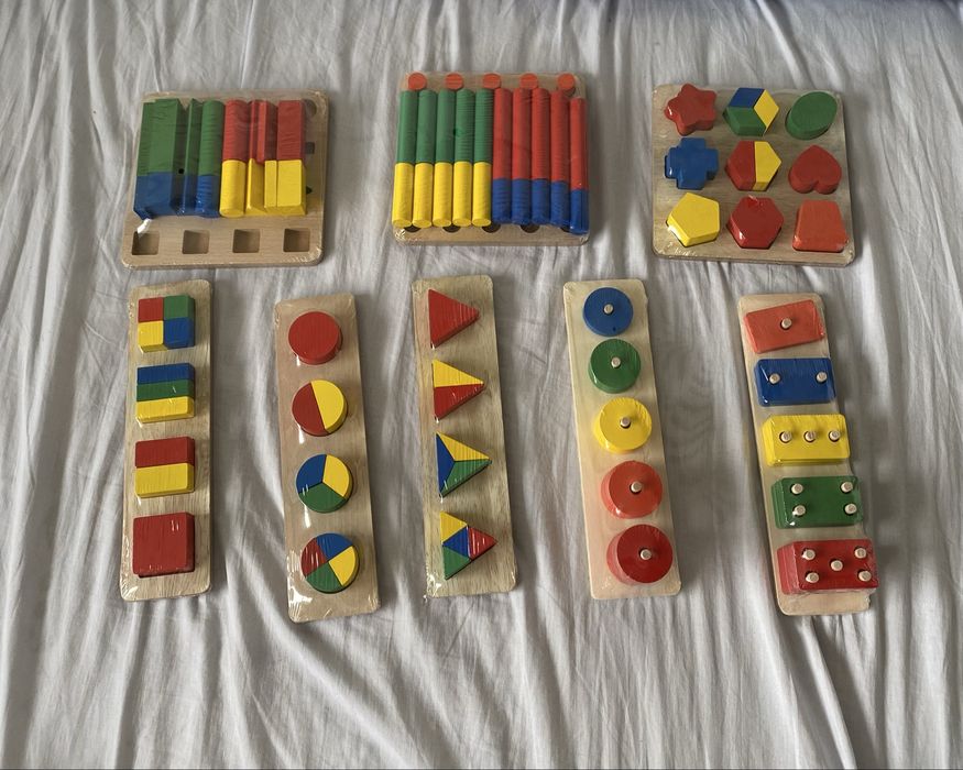 Развивающие деревянные игрушки для детей