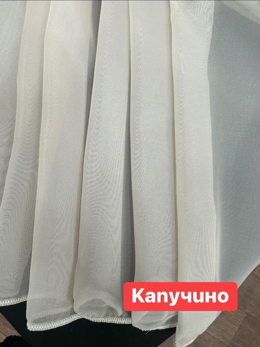 Прозрачно нежно перде воал с перделик в разнообразни размери и цветове