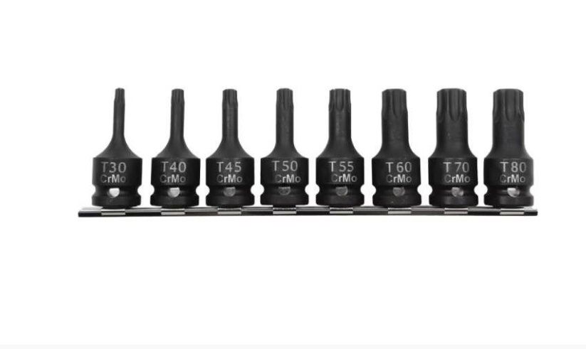 Set biti torx M H T  impact stelate spline M4-M16 1/2"