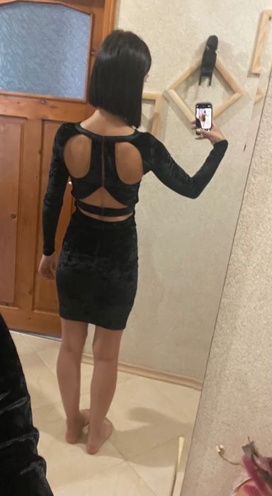 Официална рокля от кадифе