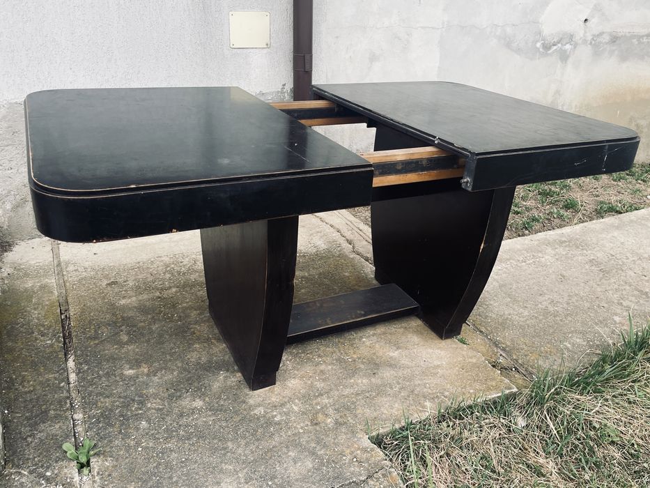 Mobilier interbelic sufragerie lemn masiv (stejar)
