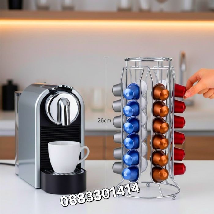 Органайзер за кафе капсули Метална стойка Nespresso