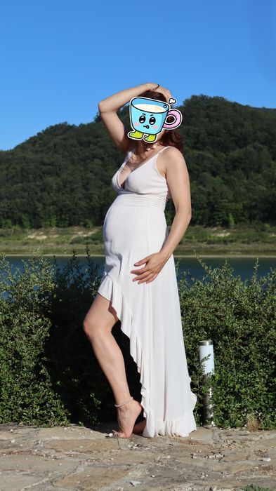 Рокля за бременни Л