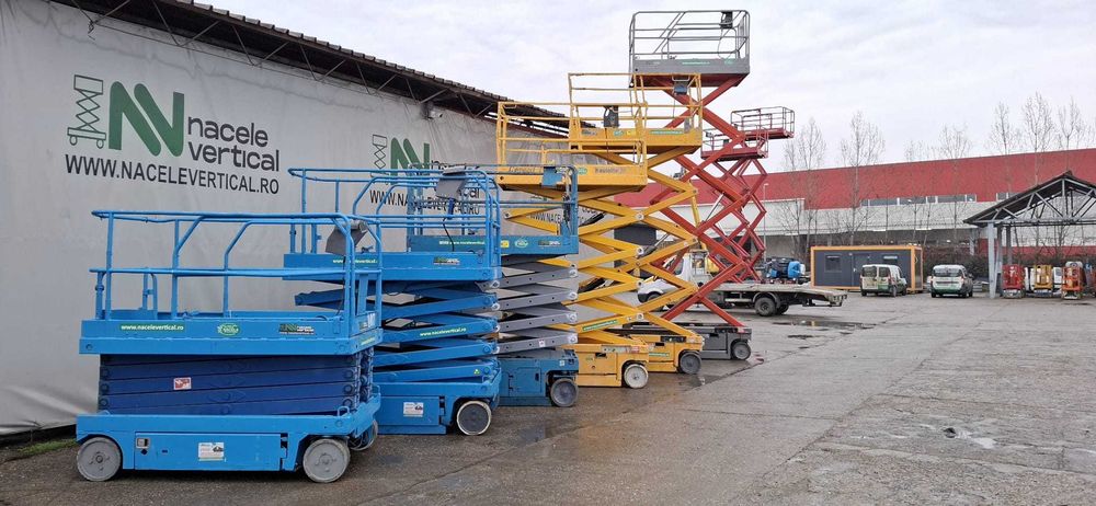 Lot de 6 buc nacele nacela electrica Haulotte 12m si 10m  26,700 Euro