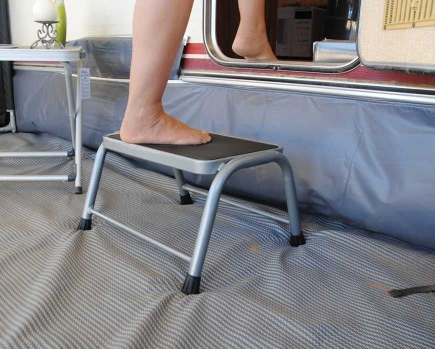 Металната степенка за кемпер и каравана, Къмпинг стъпало до 150кг