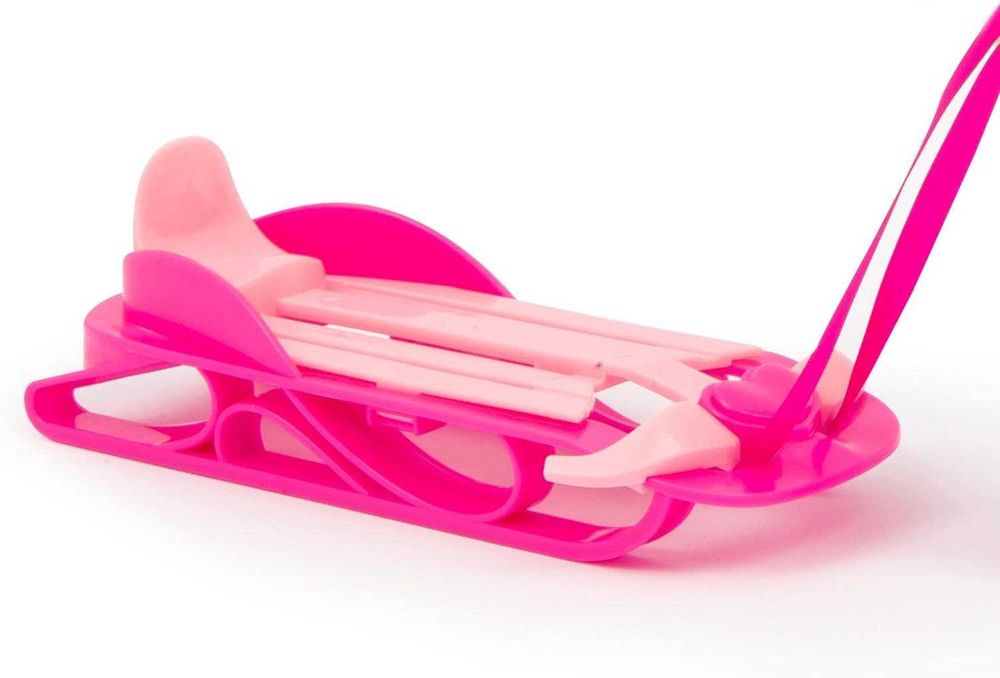 UNIQUE EYES Кукла с реалистични кристални очи зимни дрехи и шейна