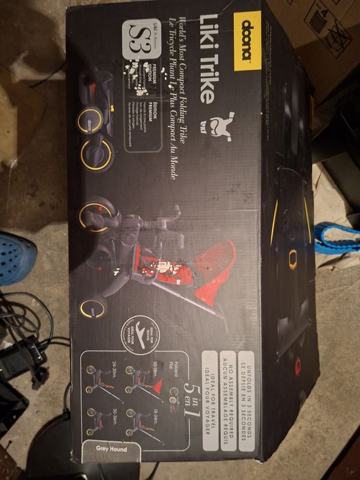 Tricicletă pliabilă Doona Liki Trike S3 – aproape nouă