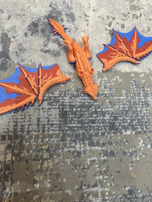 3д флекси игрушка дракона