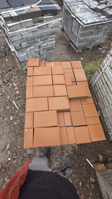 Брусчатка тротуарная плитка Кирпичик Евробрусчатка