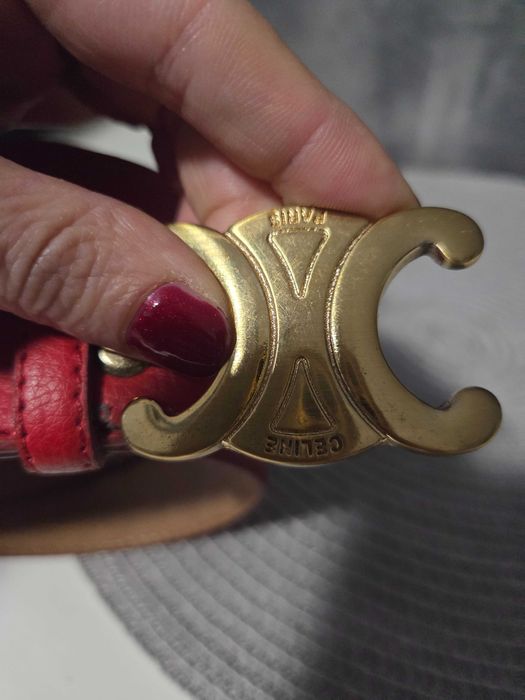 Celine   нов колан естествена кожа