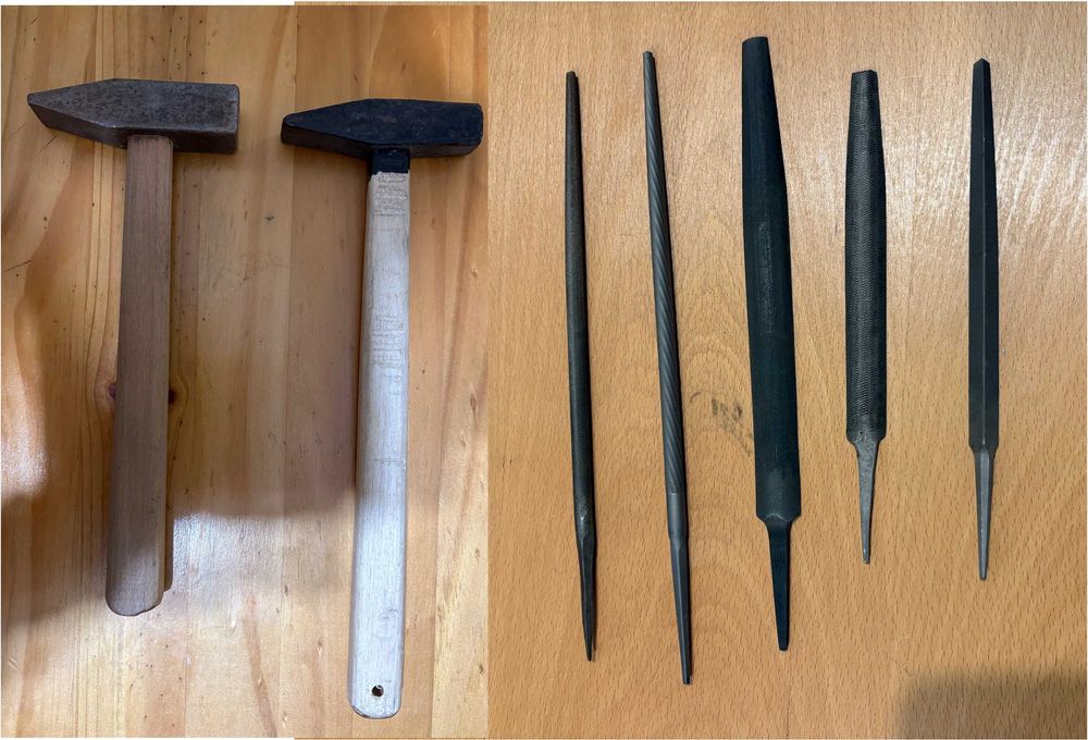 Шлосерски пили и чукове