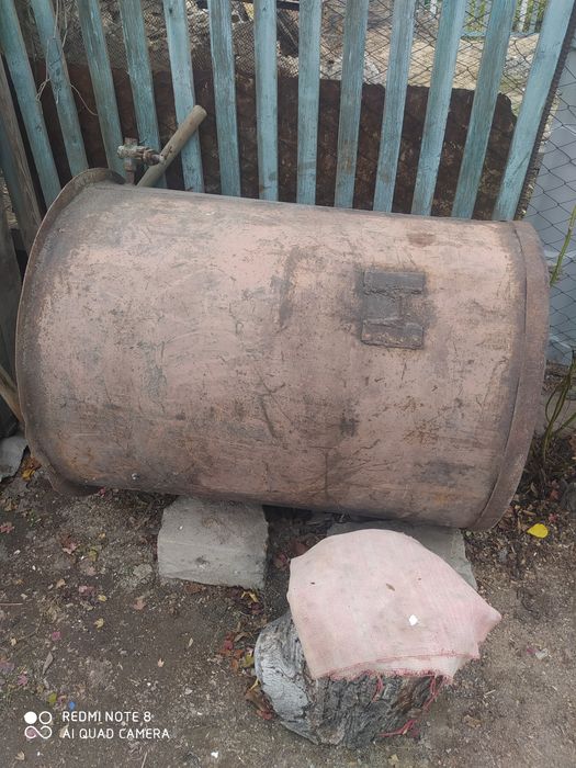 Бочка железная под корм