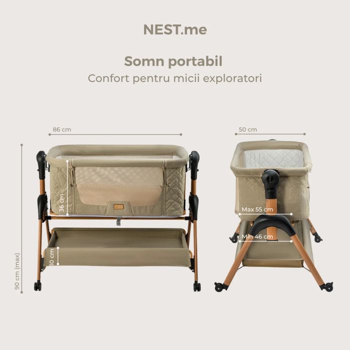 Co sleeper onino nest me