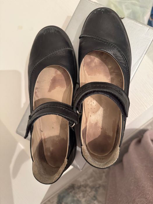 Туфли черная кожа 39 р-р