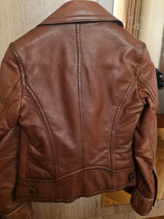 Кожено яке ат телешка кожа