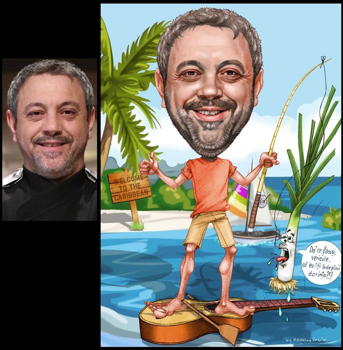 Portrete /caricaturi in creion, tablouri dupa foto - cadoul perfect!