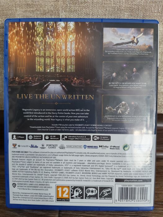 Игра на PS5 hogwarts legacy