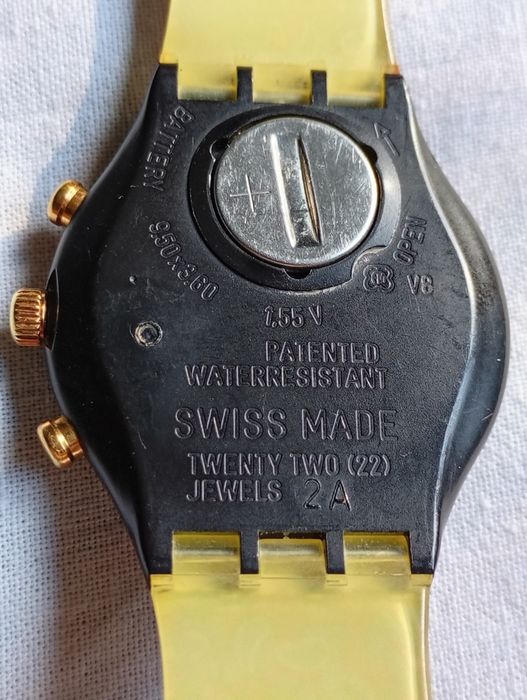 Swatch Chronograph 22 jewels NOS!