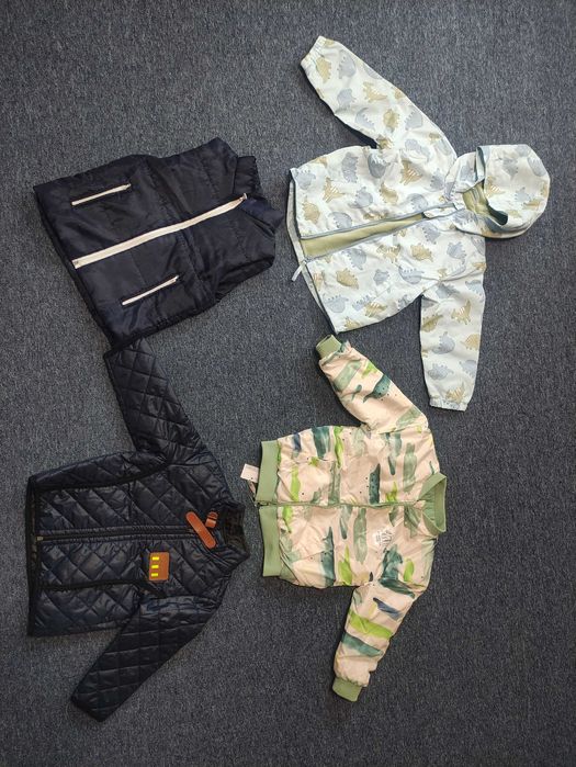 Лот нови детски дрехи 92 и 98, 104, Детски елек с качулка Том и Джери