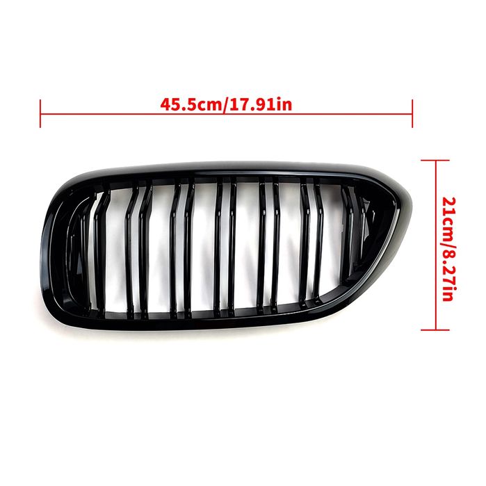 Grile Duble Bmw G30 G31 F90 Seria 5 Negru Lucios