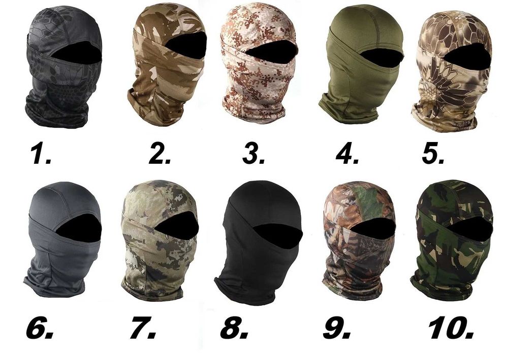 Маска за лице Balaclava с UV защита за еърсофт, лов, туризъм и др.