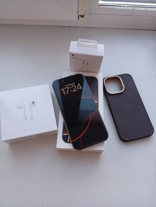 Айфон 16про 128гб 89% gold