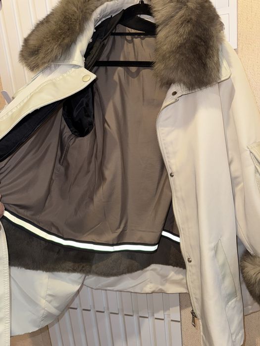 Зимний бомбер оверсайз размер М