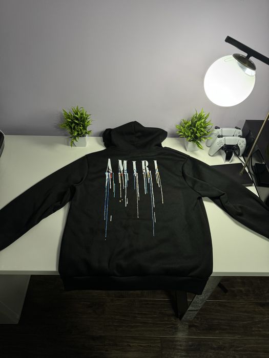 Amiri hoodie paint drip