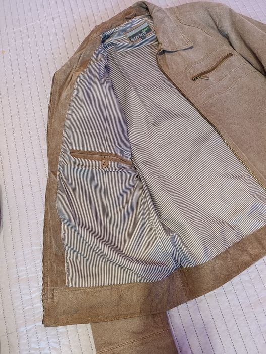 Мъжко яке от естествена телешка кожа