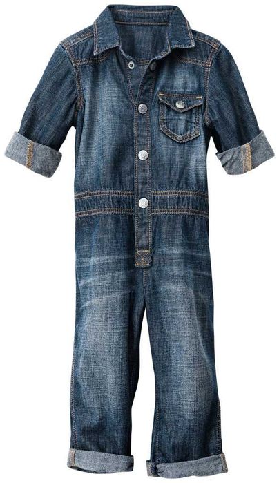 Salopeta denim H&m 1 1/2-2 ani ( mărimea 92 cm)