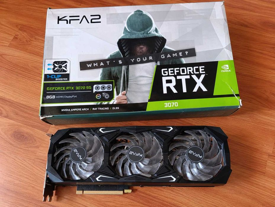 Продам видеокарты RTX 3070, GTX 1660