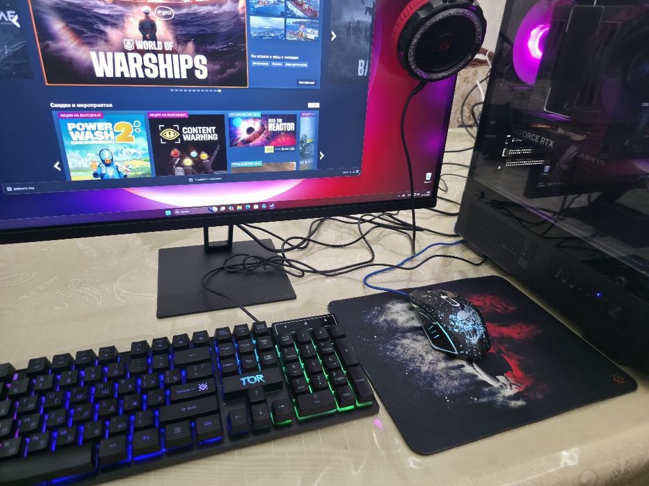 Gaming PC i5-14600KF | RTX 4060 8GB | 16GB DDR5 | REDMi 27" 180Hz