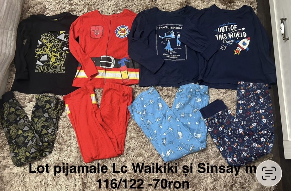 Lor pijamale lc waikiki si sinsay m 116/122
