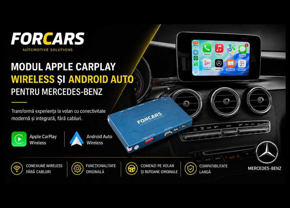 Modul Apple CarPlay Android Auto Mercedes-Benz C Class GLC V Class