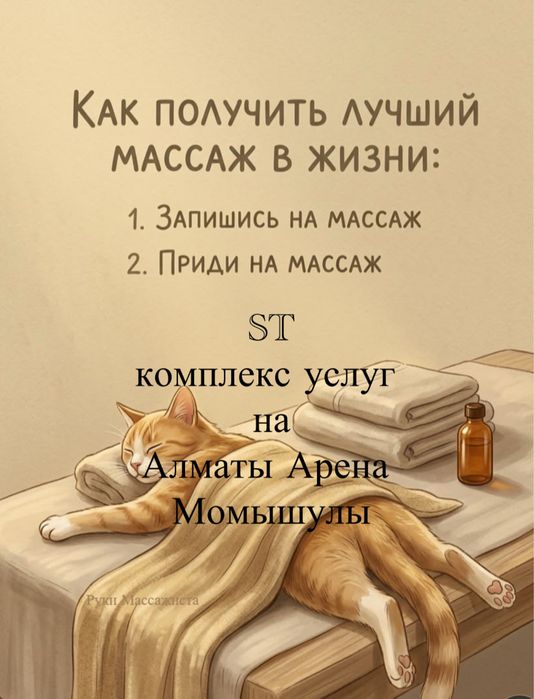 комплекс услуг на Алматы Арена