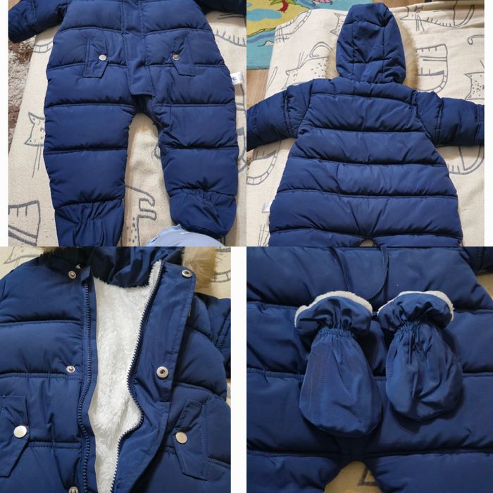 Продам зимний и демисезонный детский комбинезон  шапки до года ТЕМИРТ