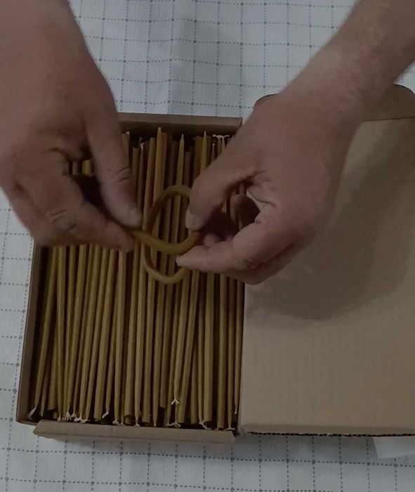 Lumanari din ceara, fabricate manual