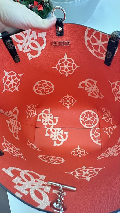 Geanta Guess dama - 2 in 1 - 2 culori/fațete