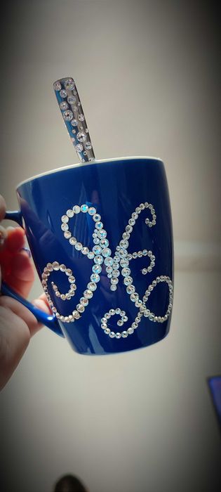 Чаша инкрустирана с кристали Swarovski