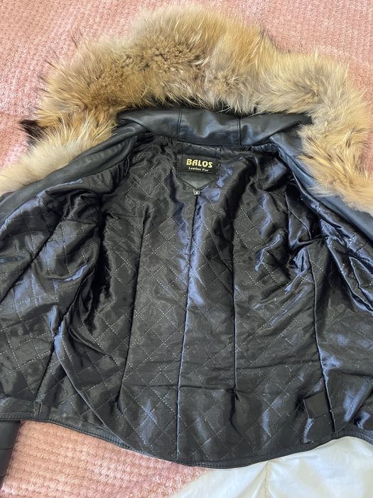 Кожено яке от естествена кожа и косъм