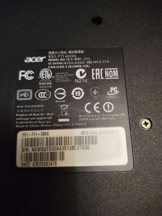 Продам Ноутбук Acer