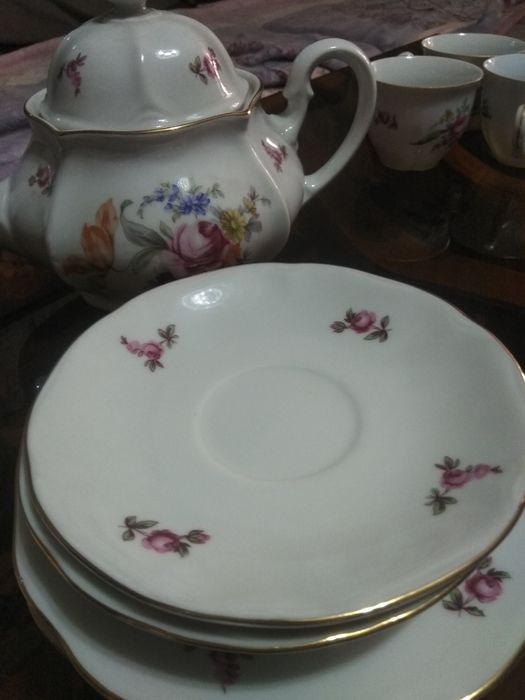 Столовый сервиз ,, Мейсенский букет,,. Богемия