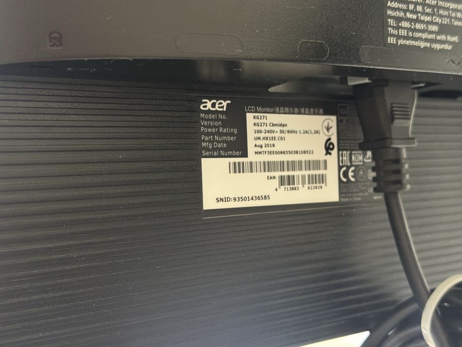 Монитор Acer в отличном состоянии