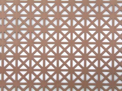 Cupru tabla perforata design